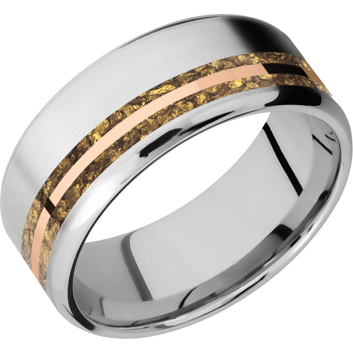 10K White Gold + Bead , Bead Finish - Image 2