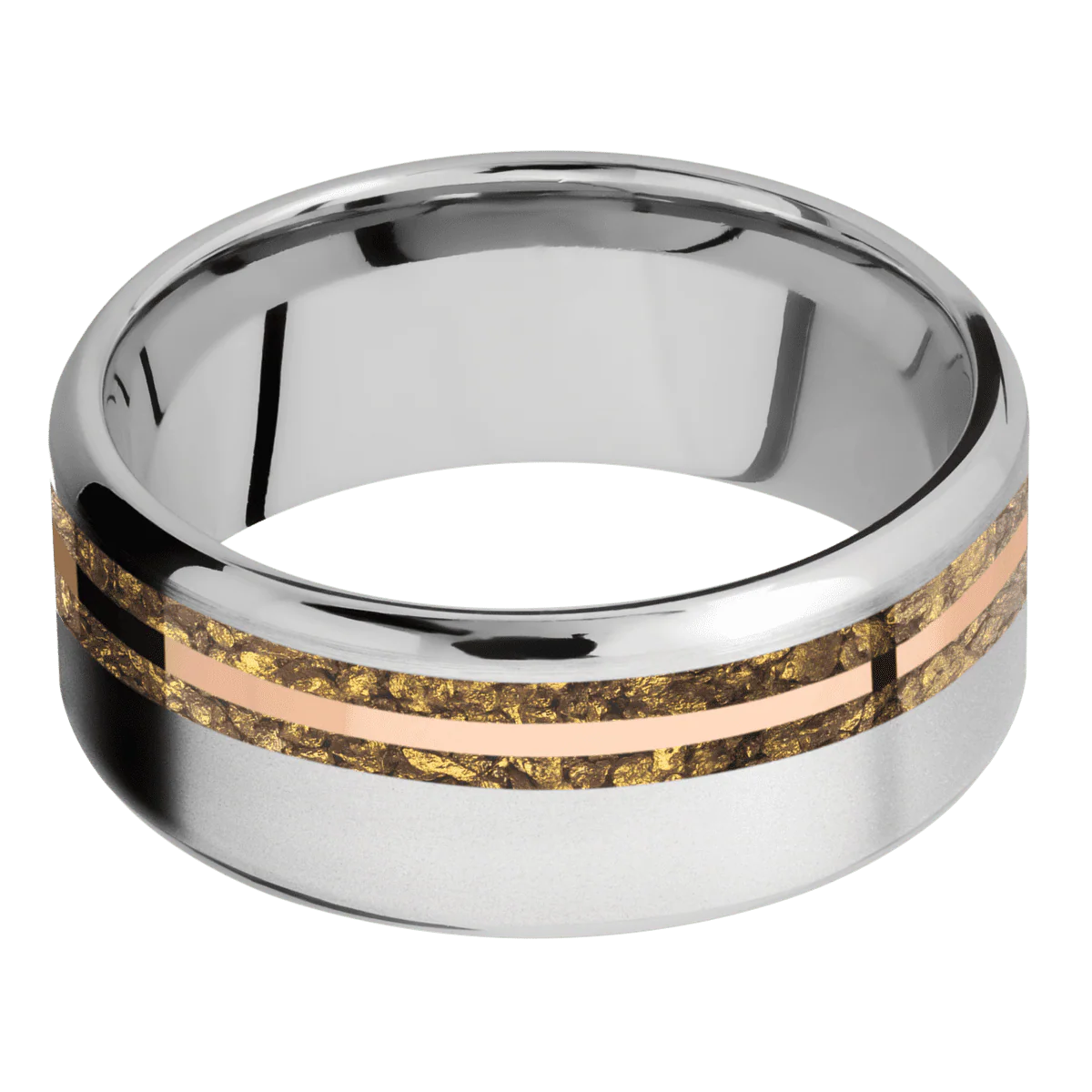 10K White Gold + Bead , Bead Finish - Image 3