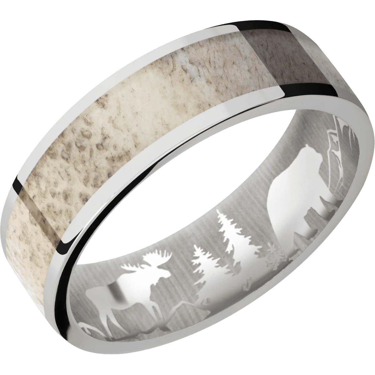 10K White Gold + Polish Finish - Image 2