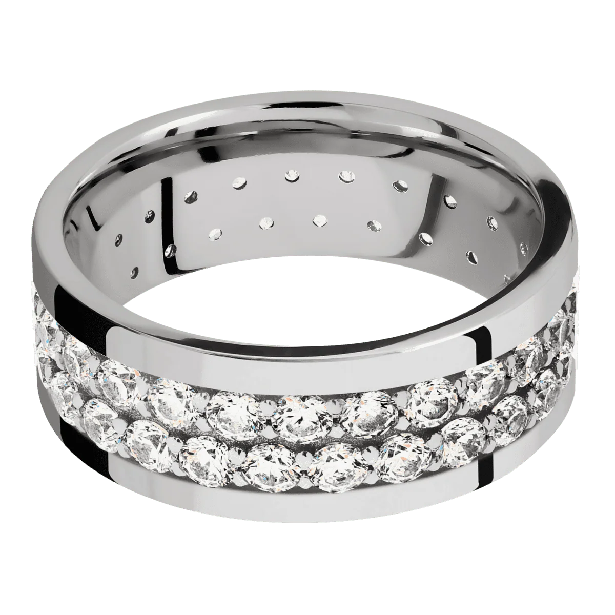 10K White Gold + Polish Finish - Image 3