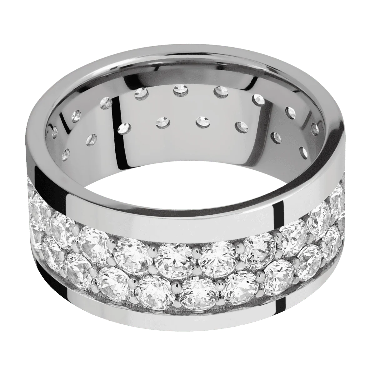 10K White Gold + Polish Finish - Image 3
