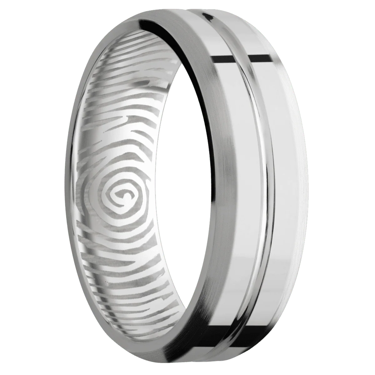 10K White Gold + Polish , Polish Finish