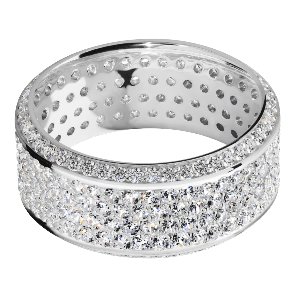 10K White Gold + Polish , Polish Finish - Image 3