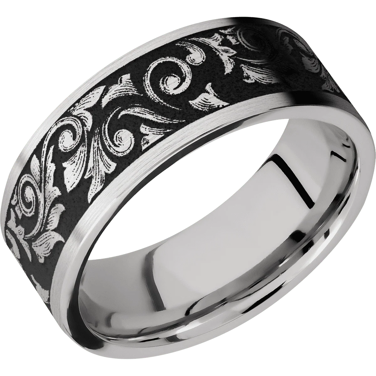 10K White Gold + Satin Finish - Image 2