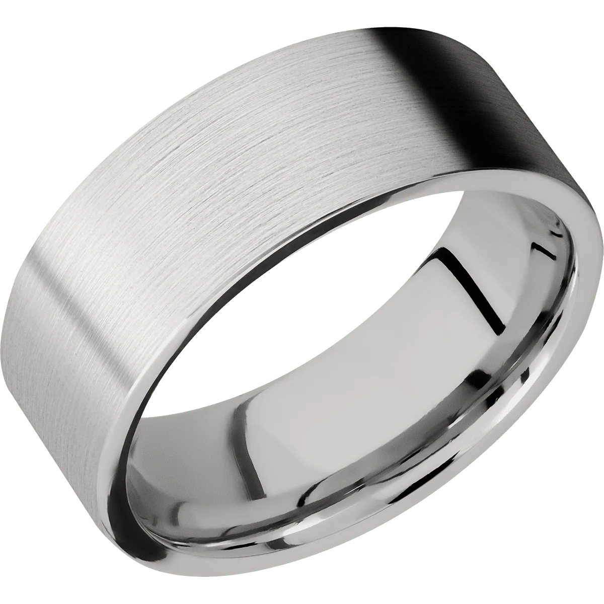 10K White Gold + Satin Finish - Image 2