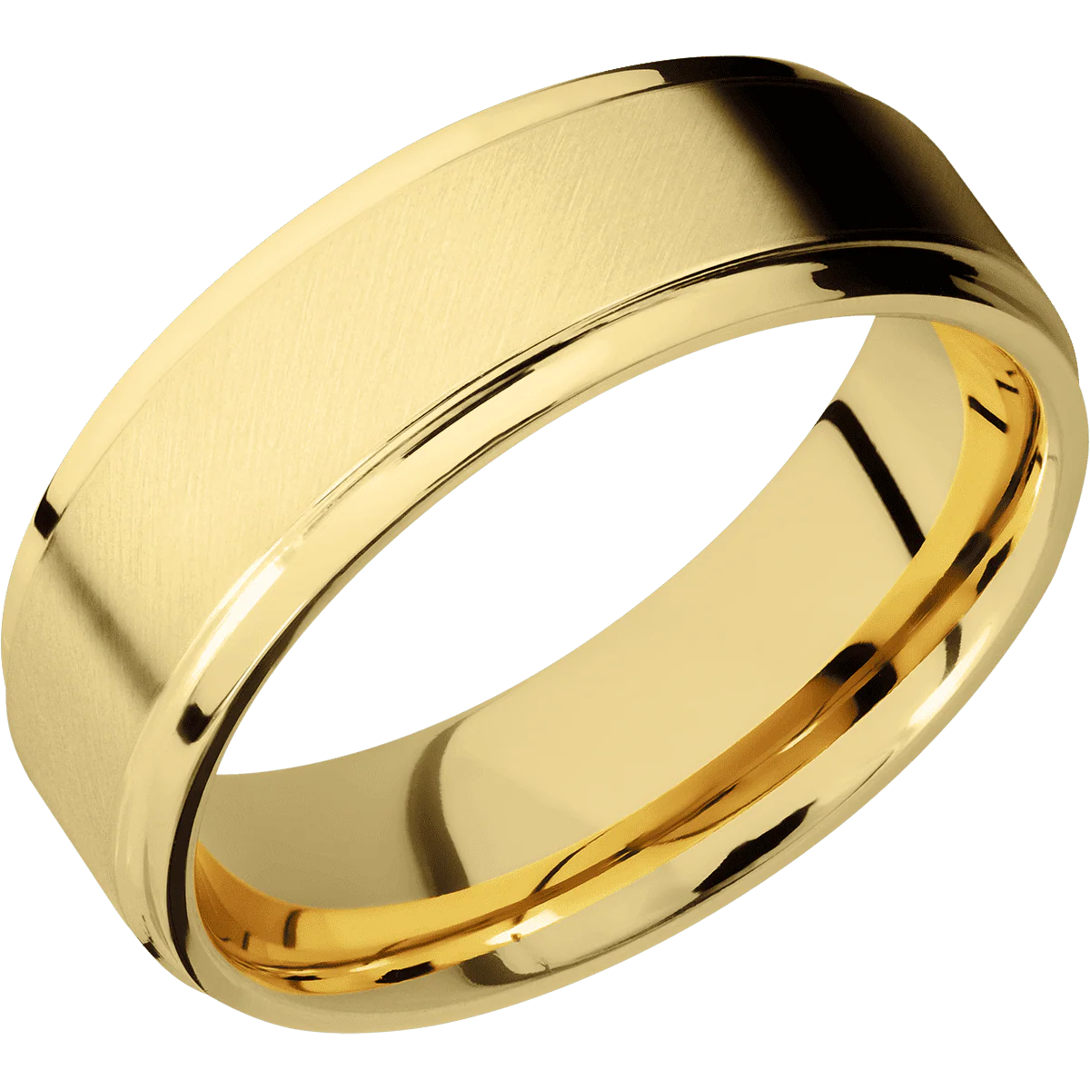 10K Yellow Gold + Anglesatin , Polish Finish - Image 2