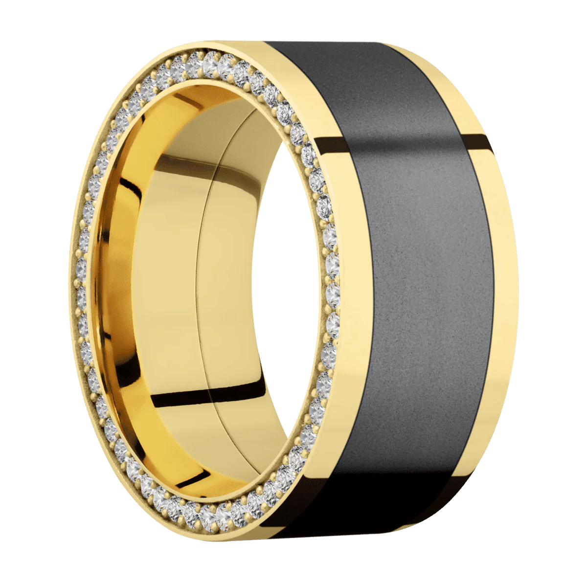 10K Yellow Gold + Polish Finish
