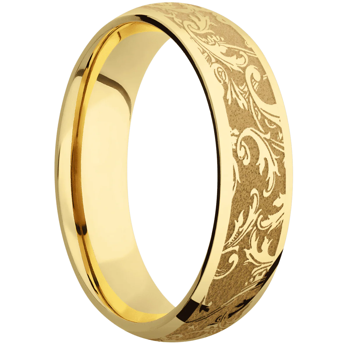 10K Yellow Gold + Polish Finish