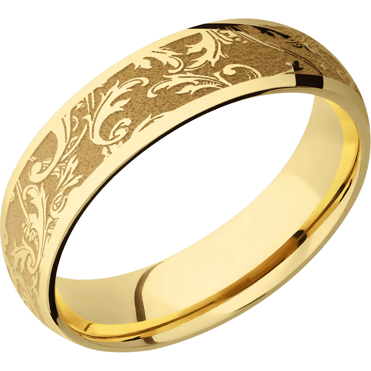 10K Yellow Gold + Polish Finish - Image 2