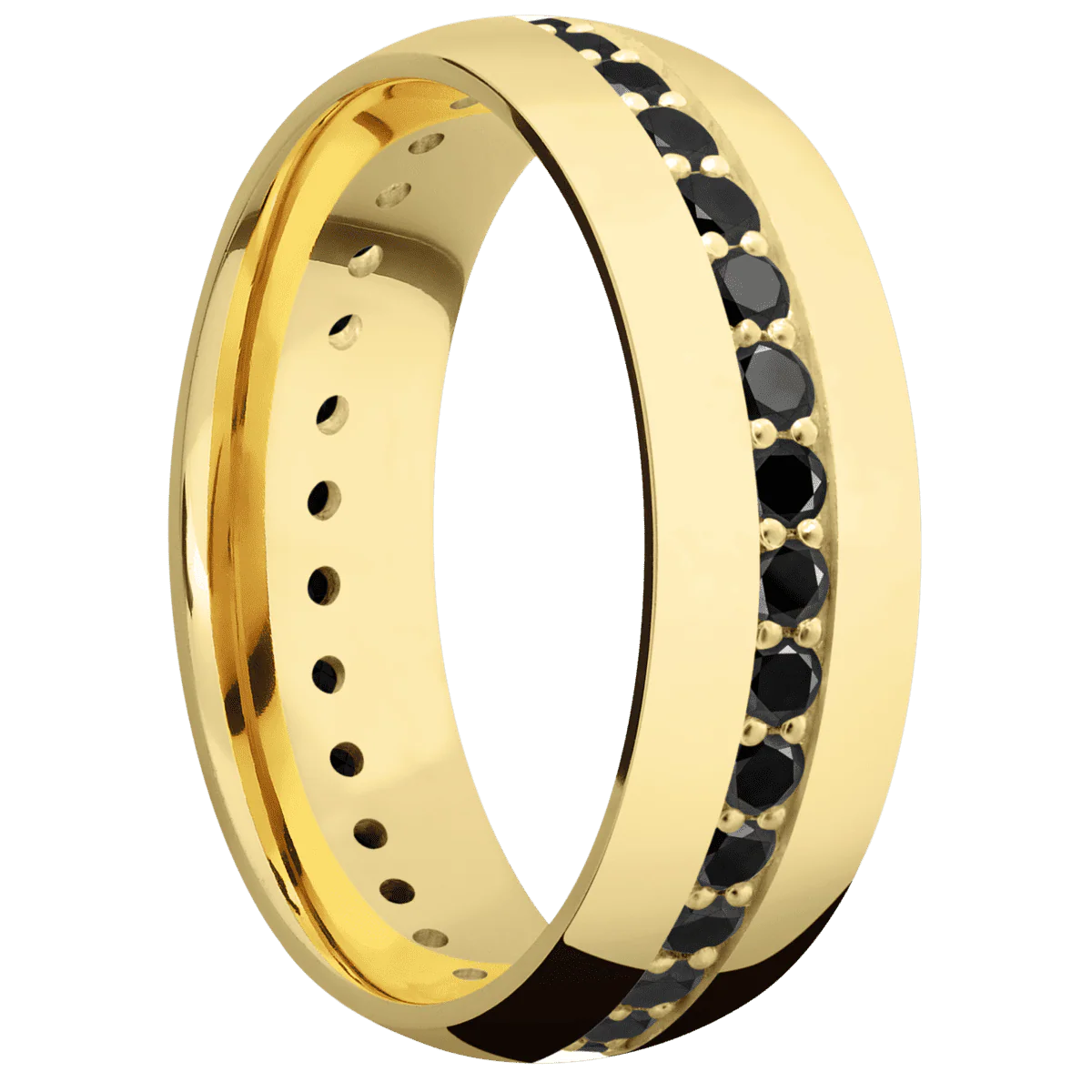 10K Yellow Gold + Polish Finish