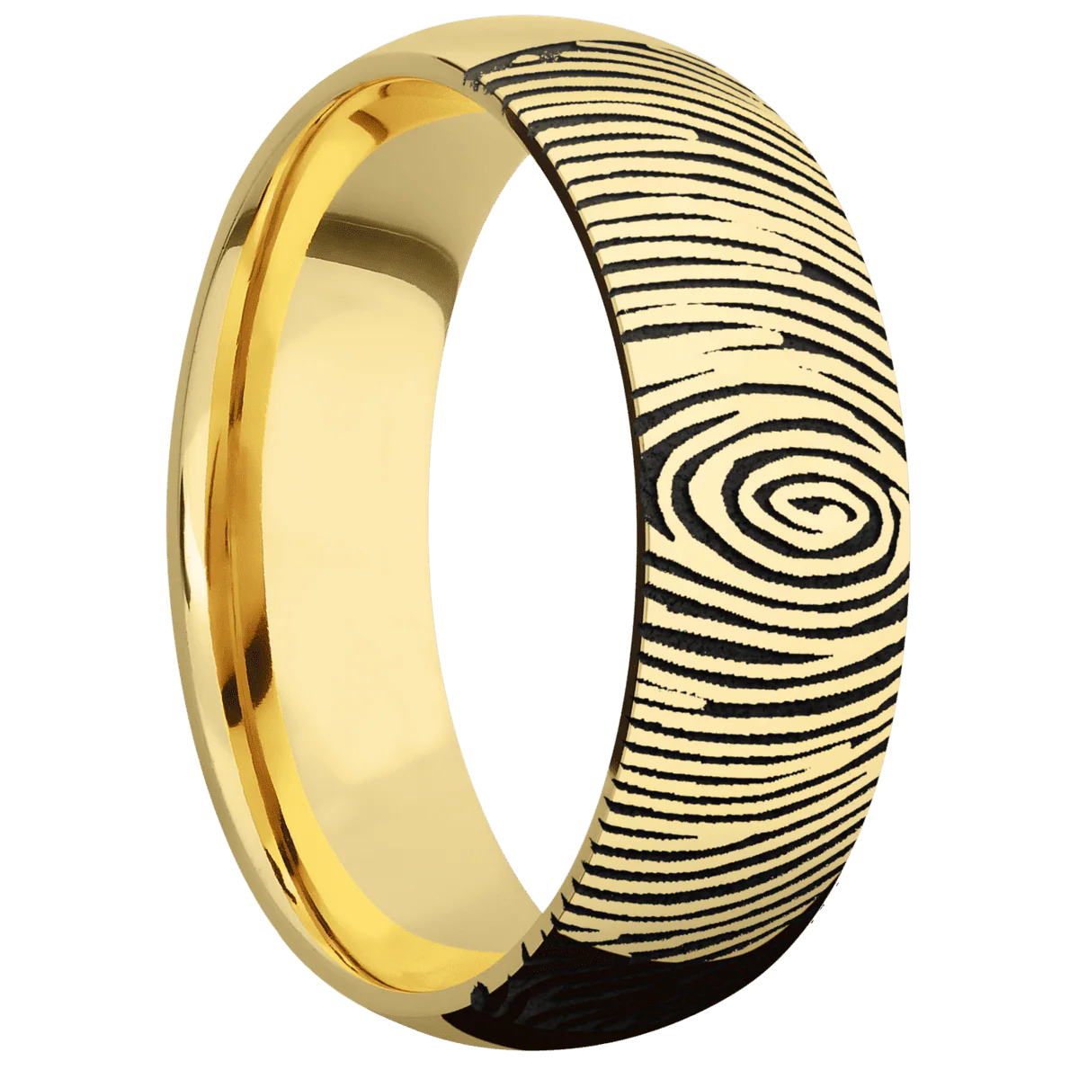 10K Yellow Gold + Polish Finish