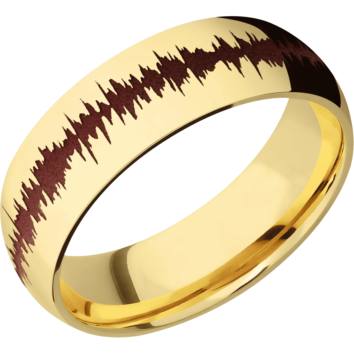 10K Yellow Gold + Polish Finish - Image 2