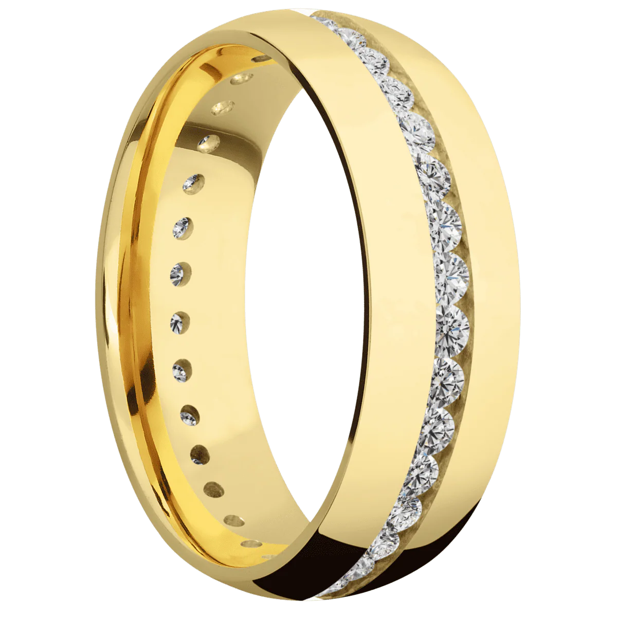10K Yellow Gold + Polish Finish