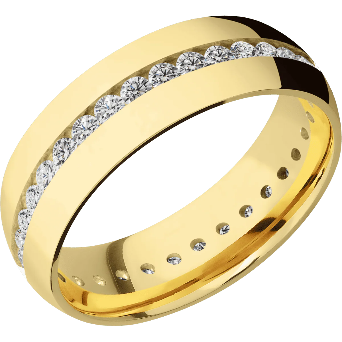 10K Yellow Gold + Polish Finish - Image 2