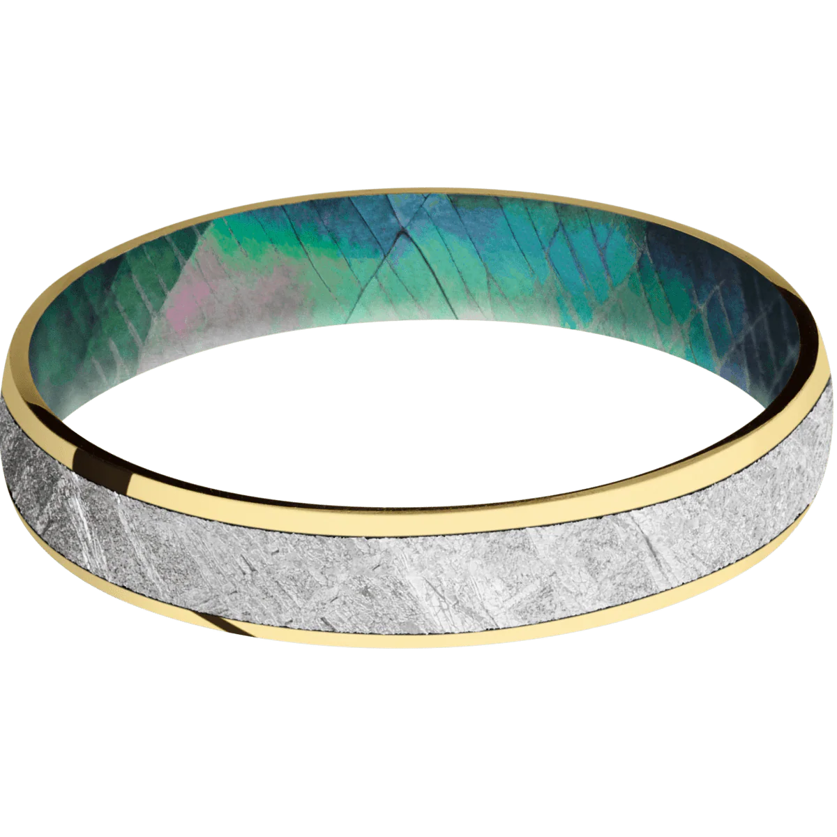 10K Yellow Gold + Polish Finish + Black Mother of Pearl - Image 3