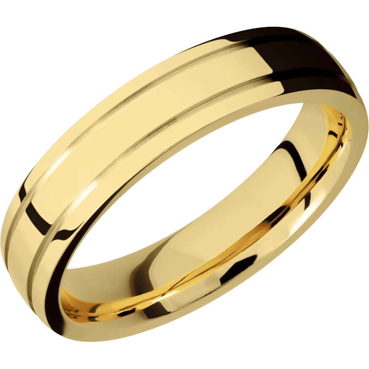 10K Yellow Gold + Polish , Polish Finish - Image 2