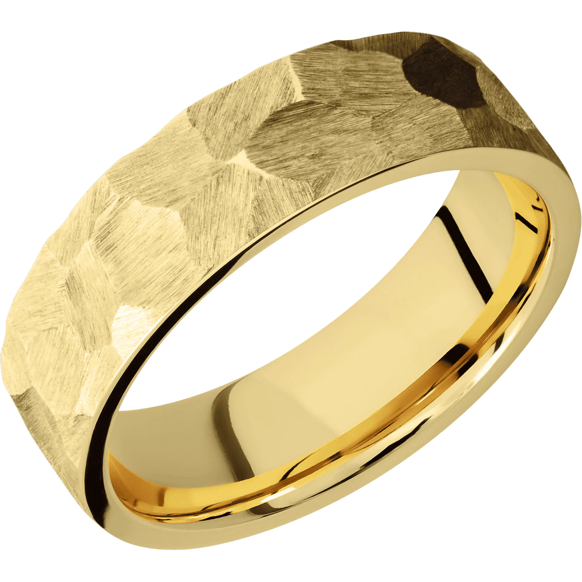 10K Yellow Gold + Rock Finish - Image 2