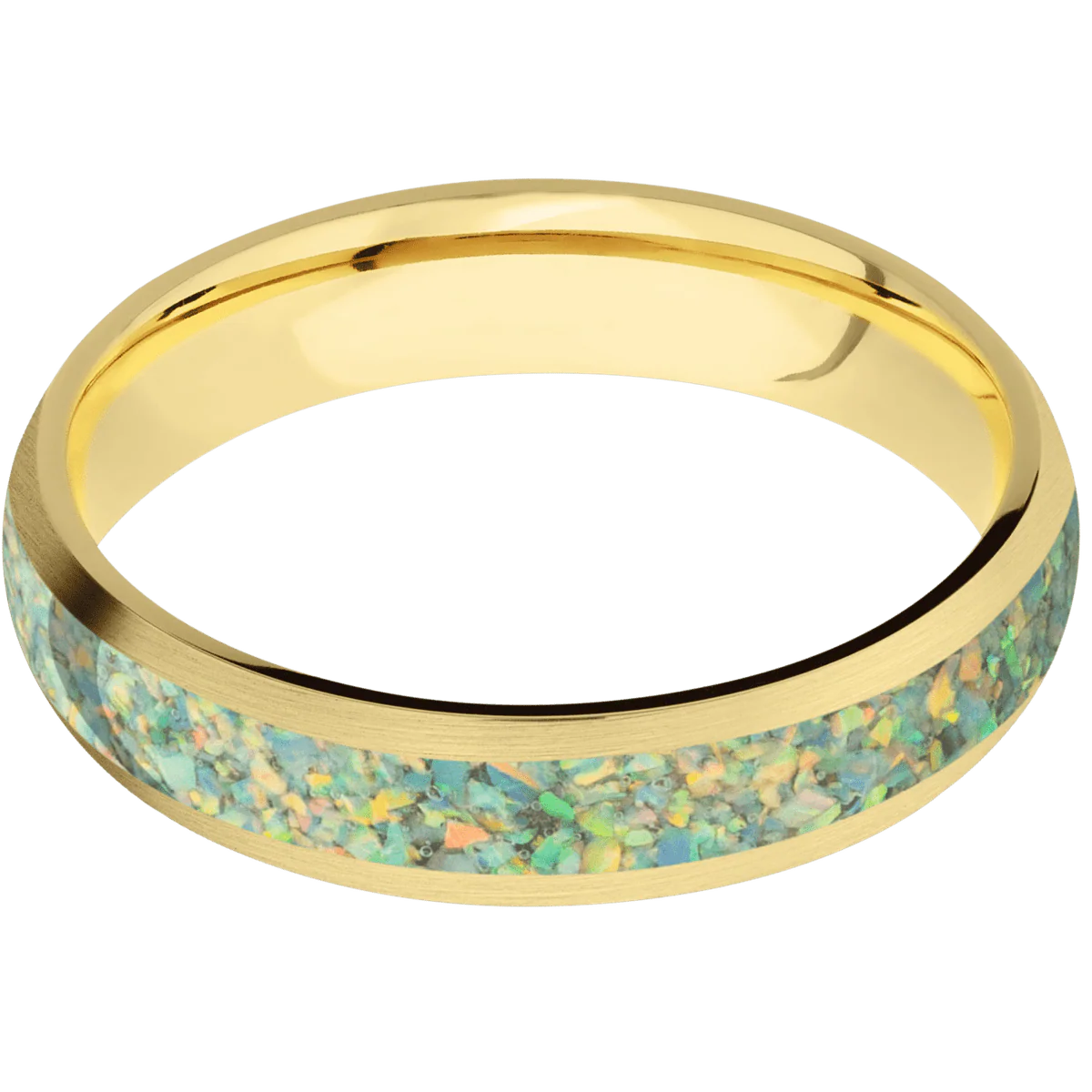 10K Yellow Gold + Satin Finish - Image 3