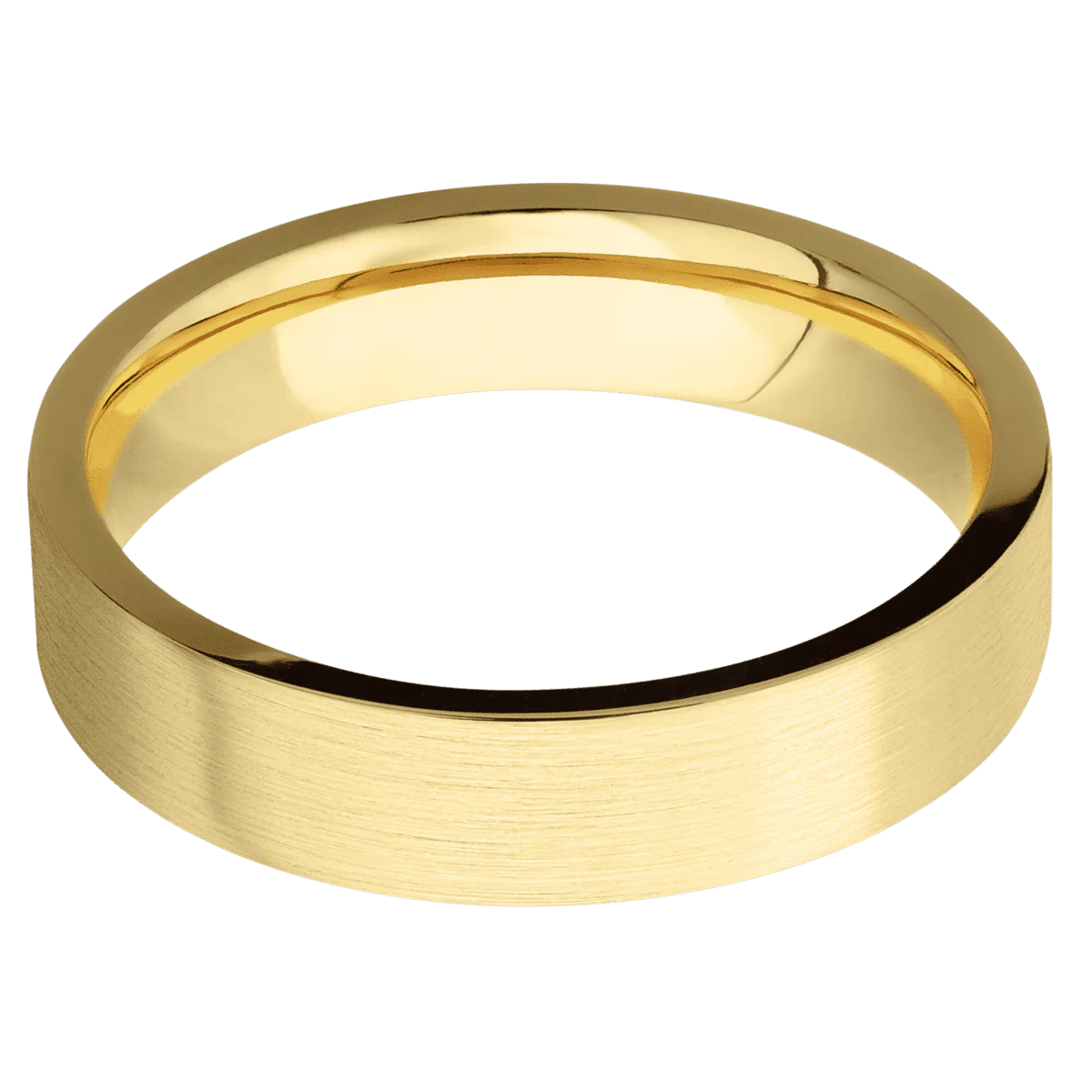 10K Yellow Gold + Satin Finish - Image 3