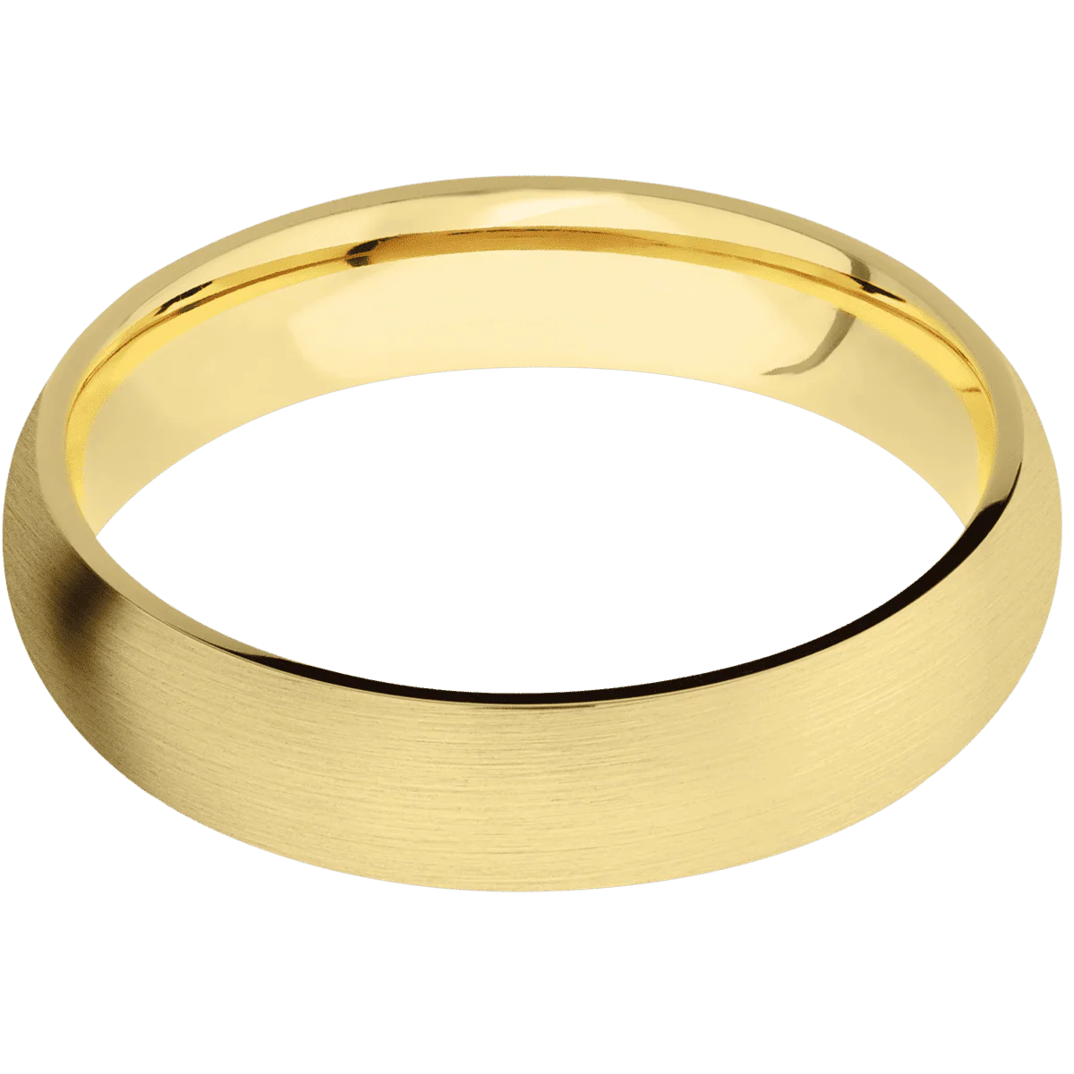 10K Yellow Gold + Satin Finish - Image 3