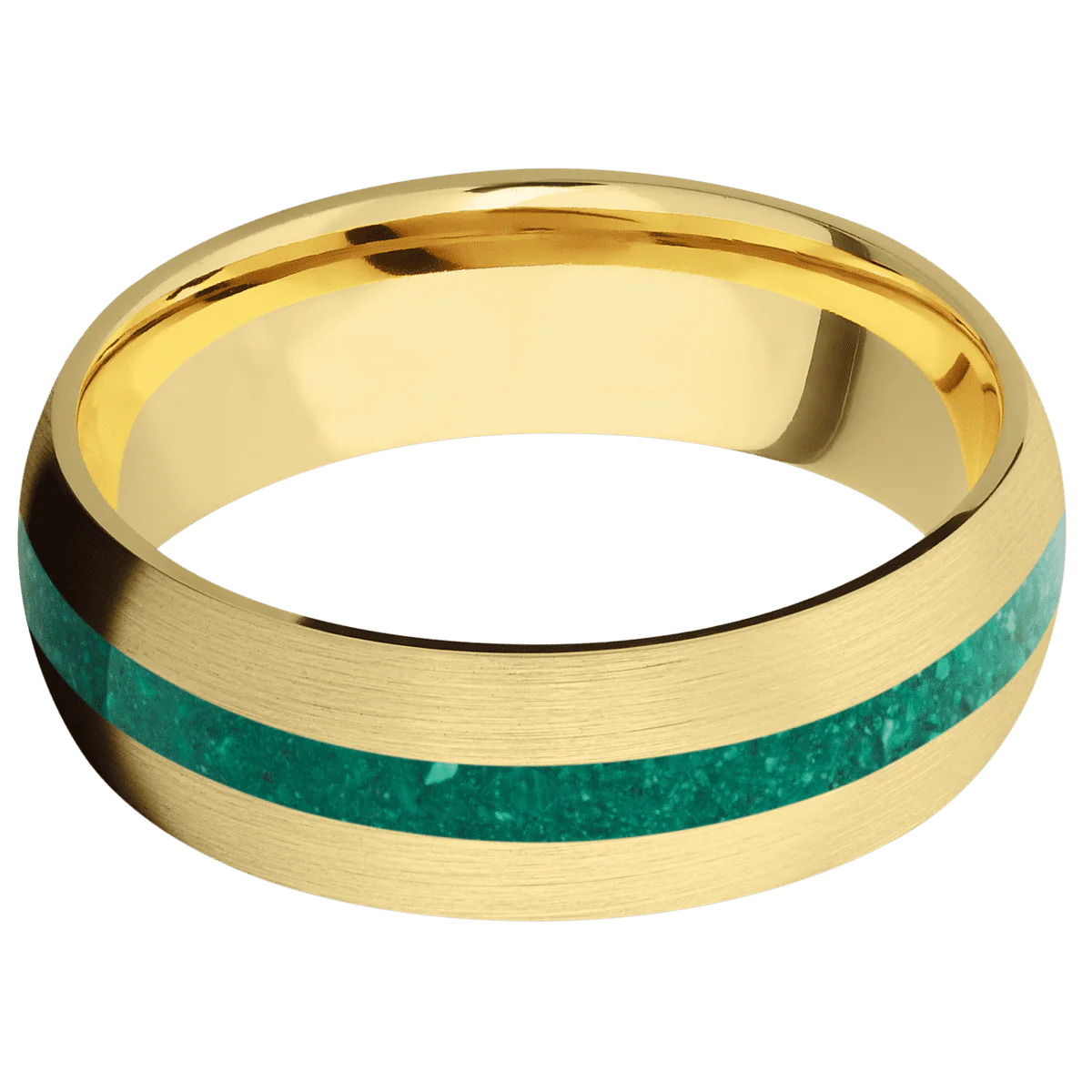 10K Yellow Gold + Satin Finish - Image 3