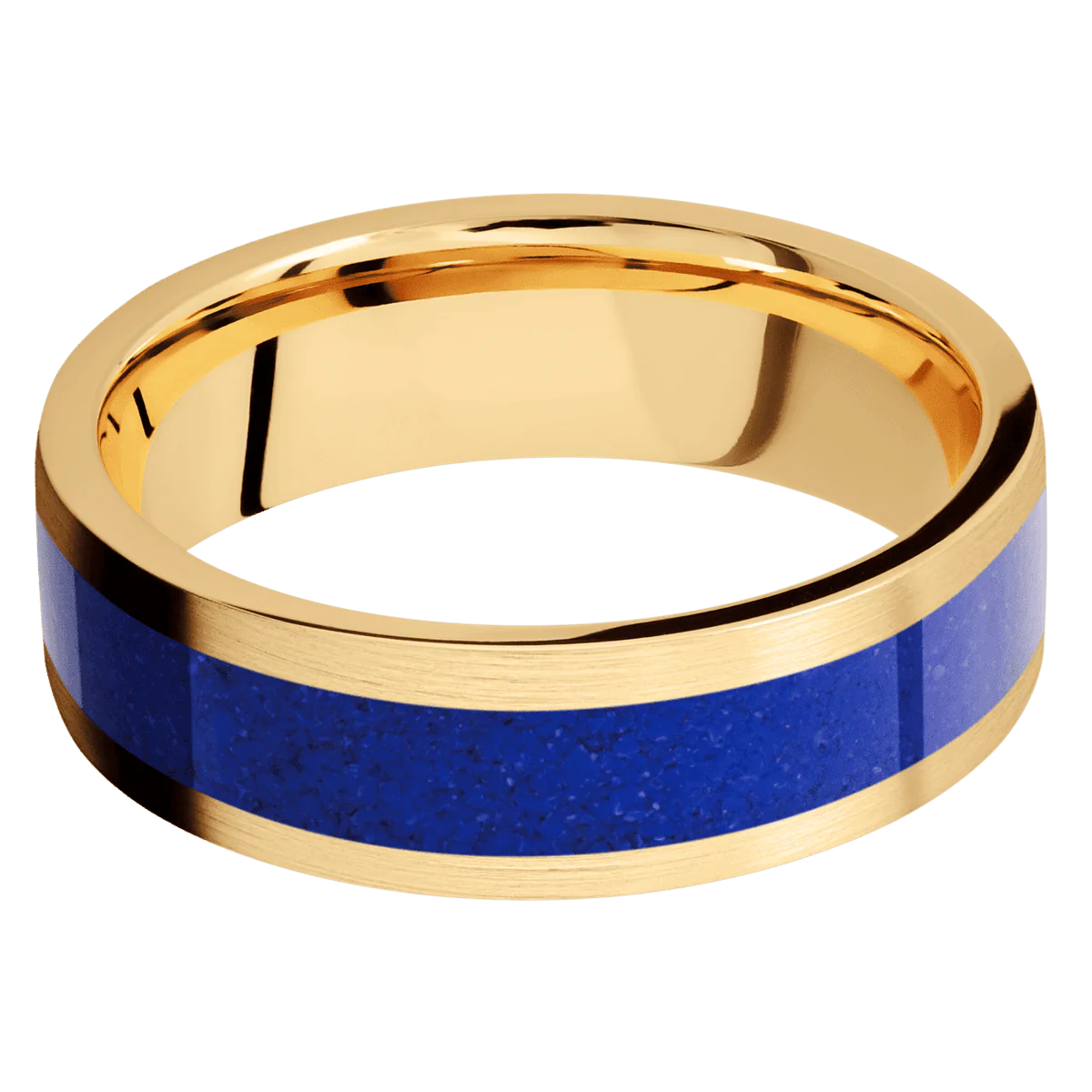 10K Yellow Gold + Satin Finish - Image 3