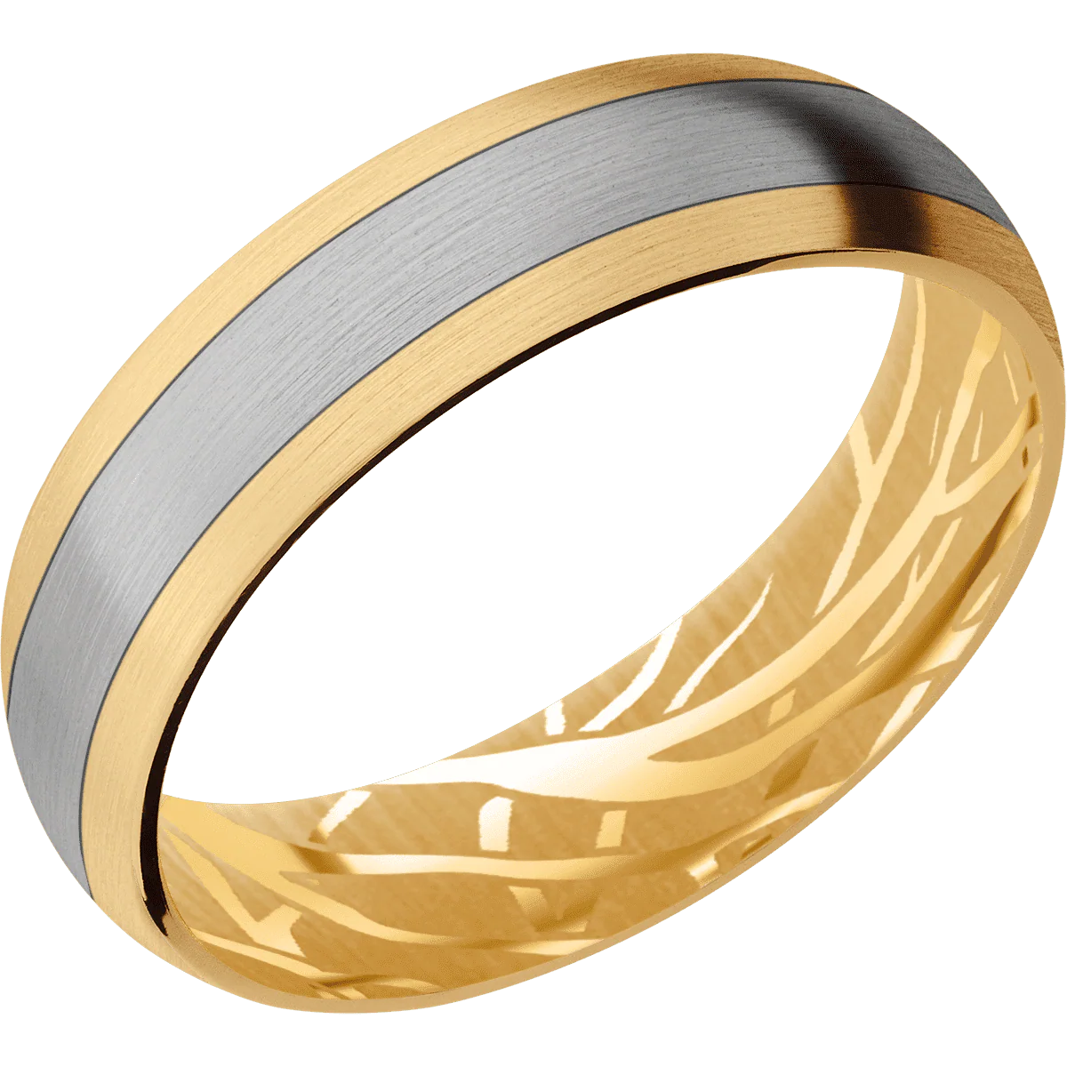 10K Yellow Gold + Satin Finish - Image 2