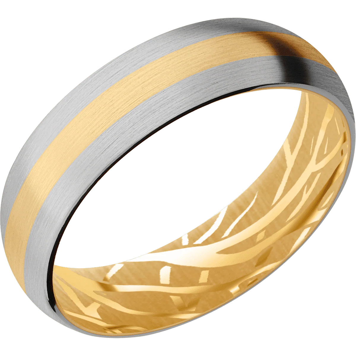 10K Yellow Gold + Satin Finish - Image 2