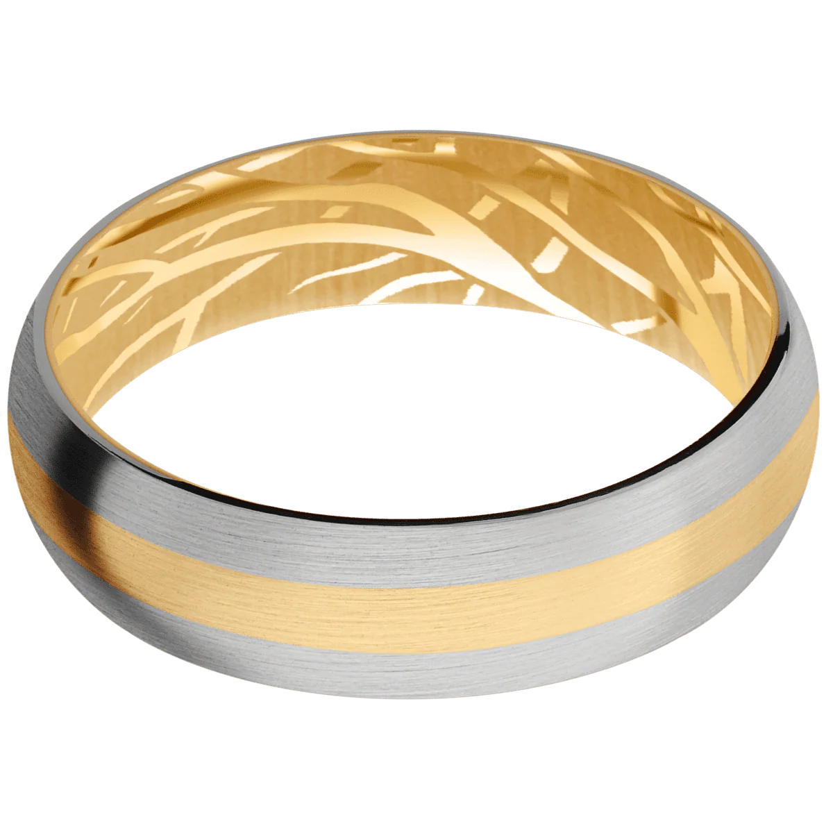 10K Yellow Gold + Satin Finish - Image 3