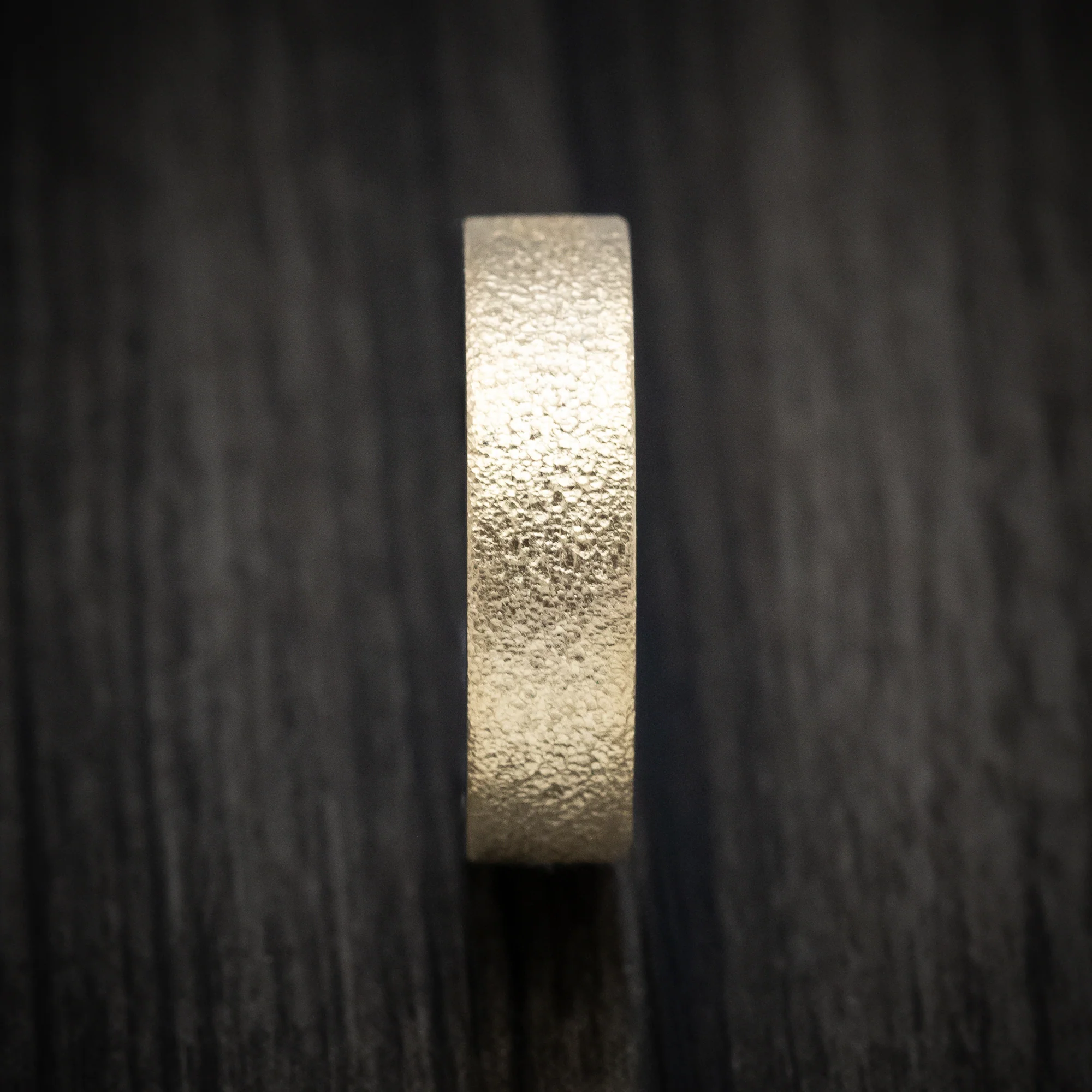 14K Gold and DiamondCast Sleeve Men's Ring Custom Made - Image 4