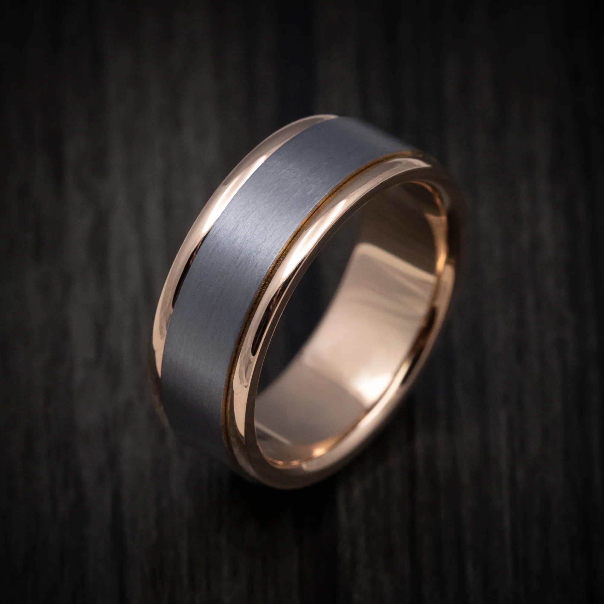 14K Gold and Tantalum Men's Ring - Image 3
