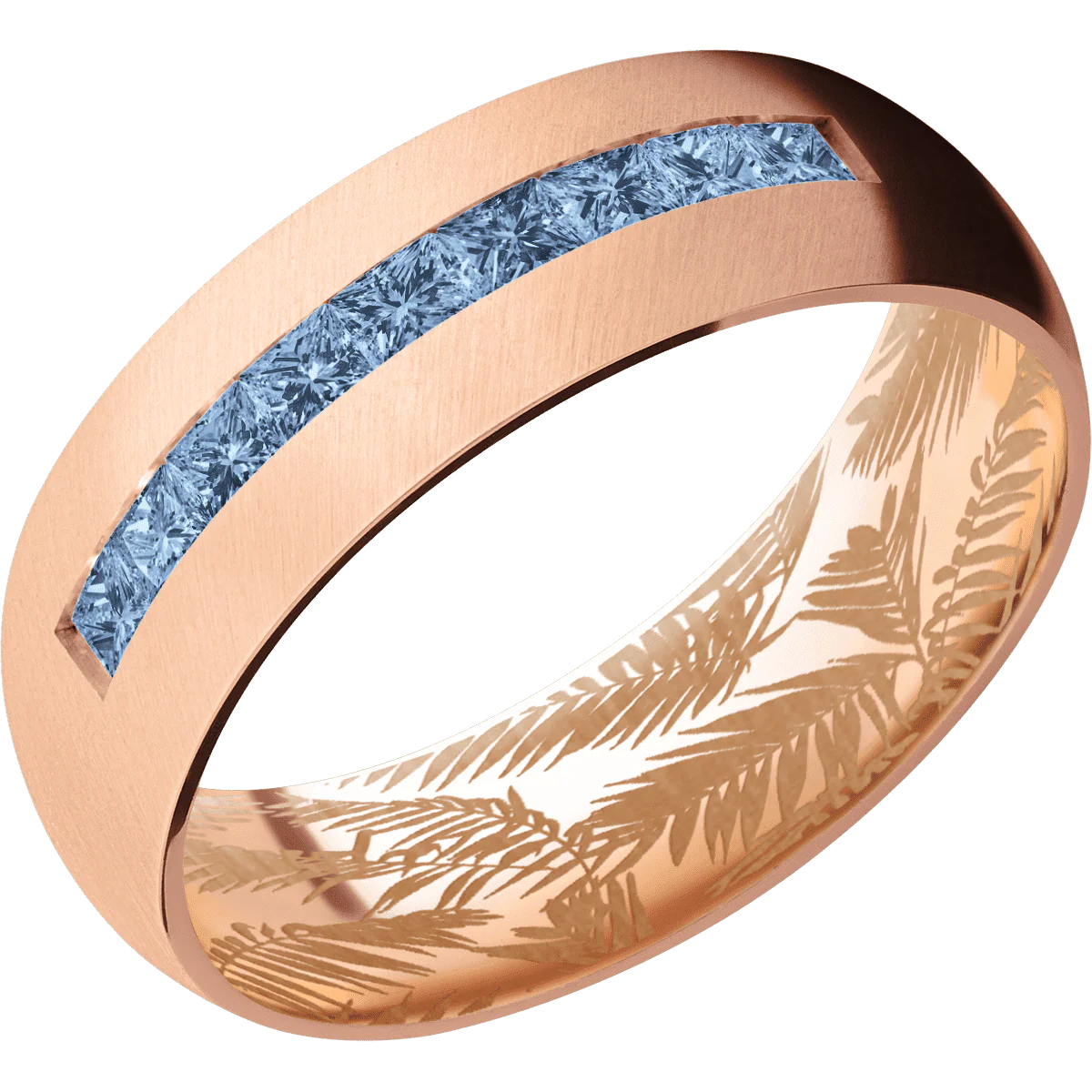 14K Rose Gold + Anglesatin Finish - Image 2