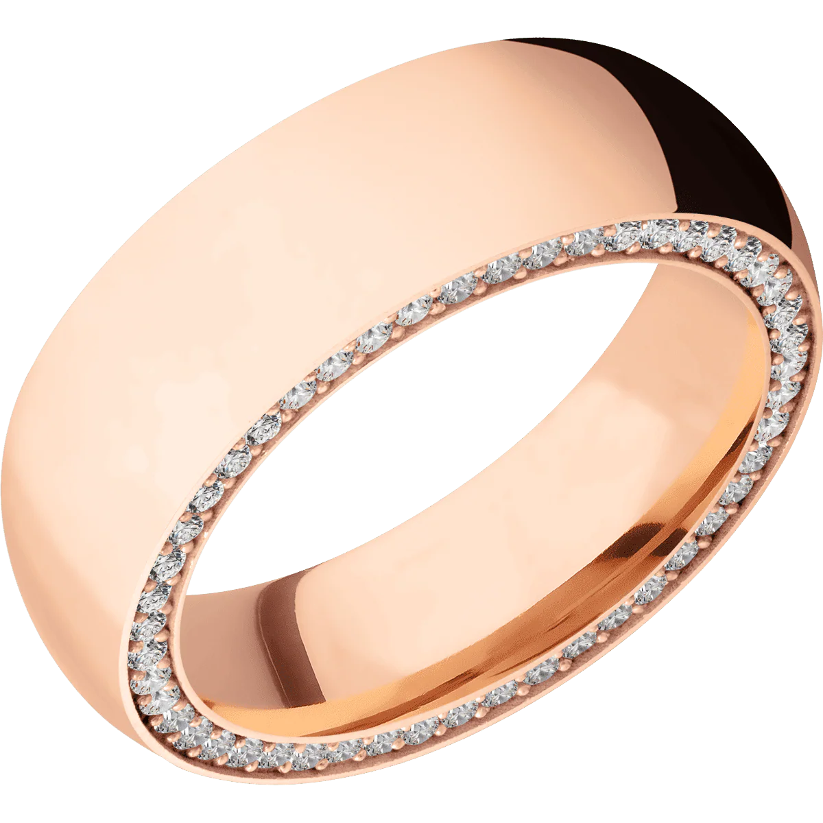 14K Rose Gold + Polish Finish - Image 2