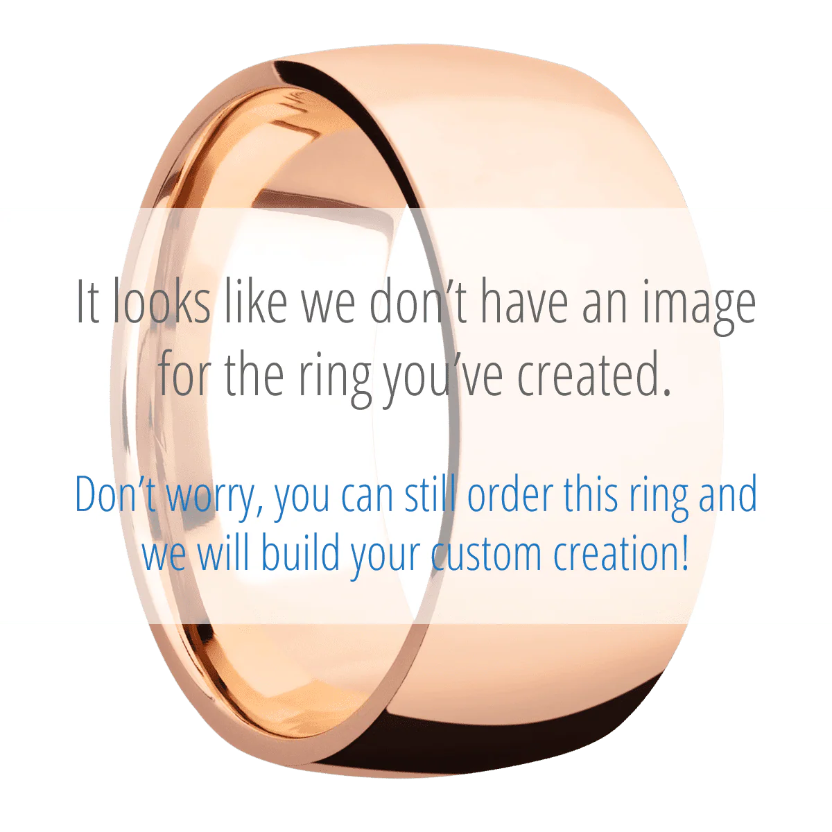 14K Rose Gold + Polish Finish