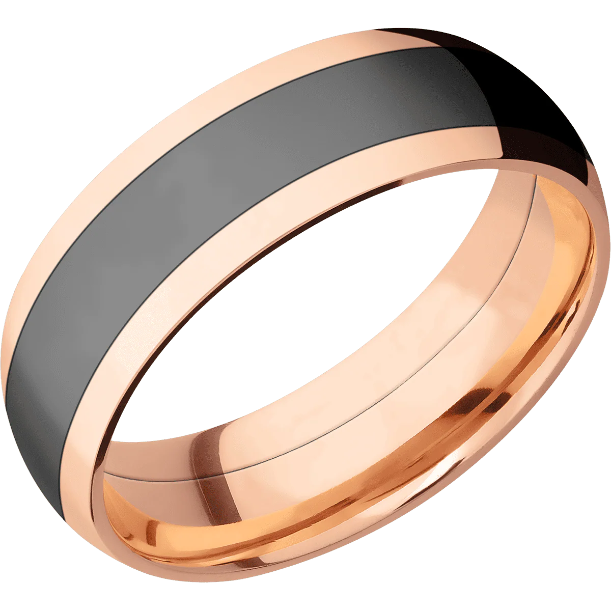 14K Rose Gold + Polish Finish - Image 2