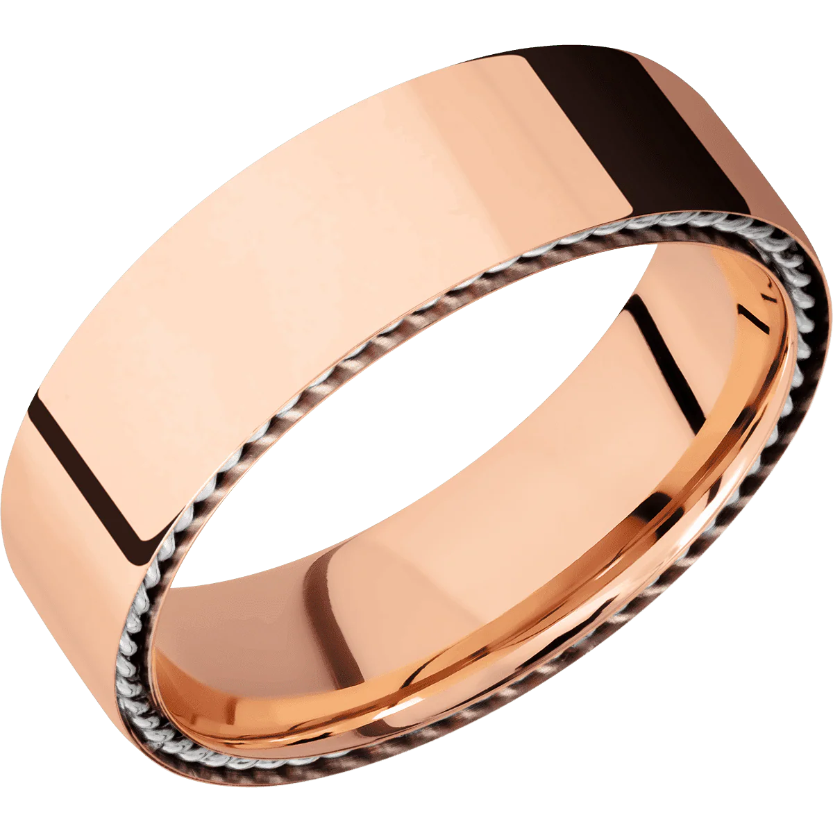 14K Rose Gold + Polish Finish - Image 2
