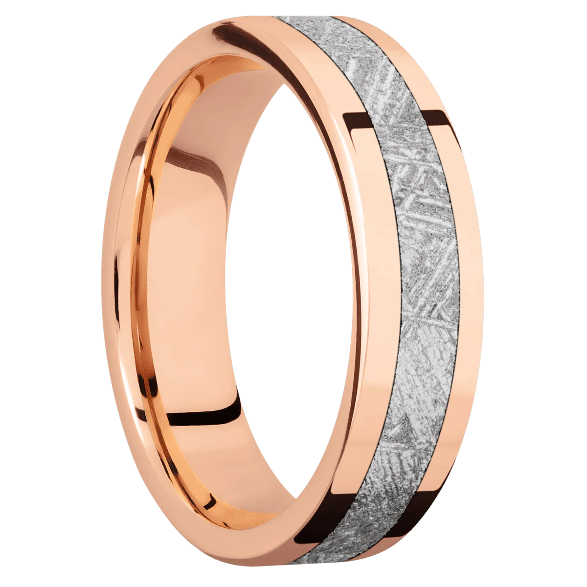 14K Rose Gold + Polish Finish