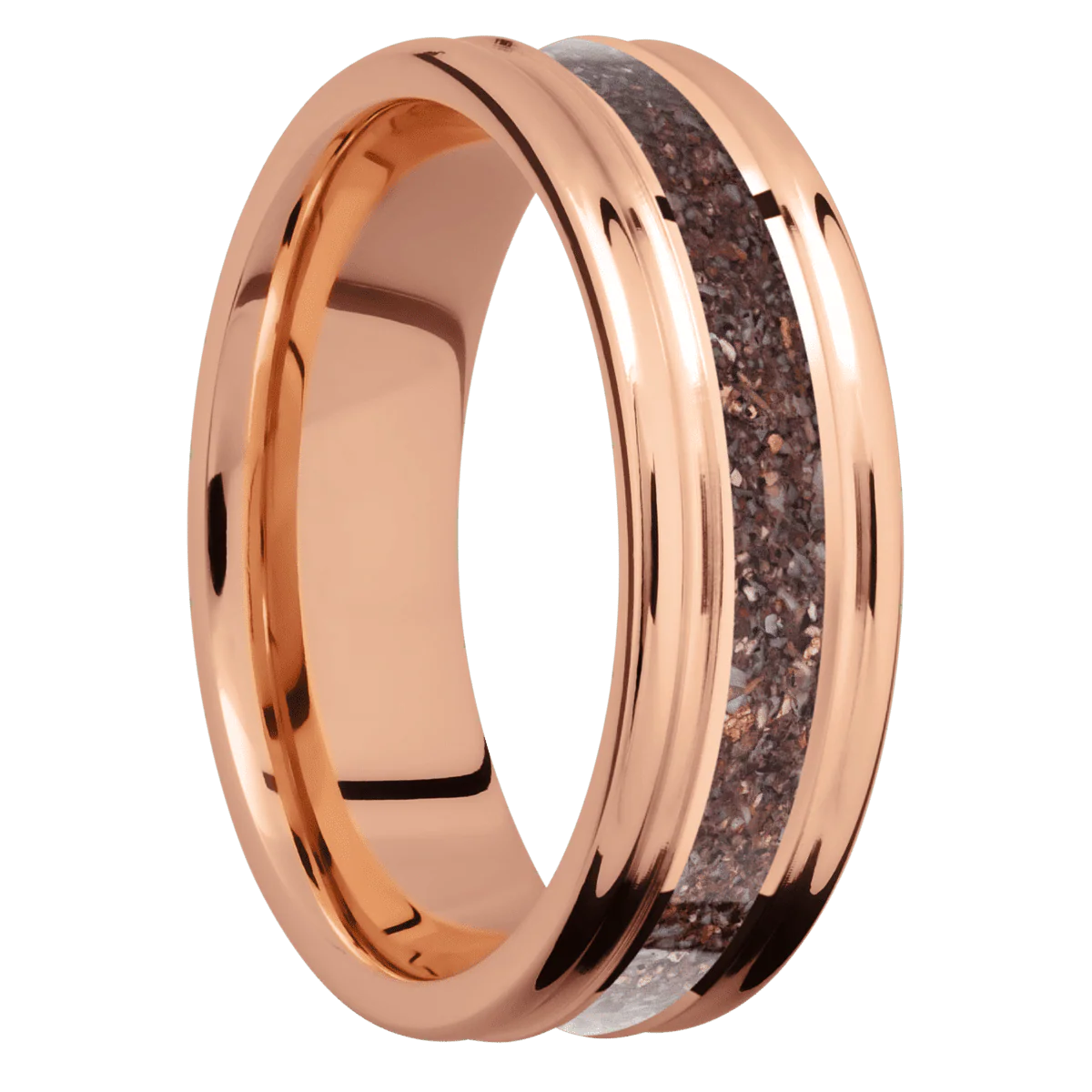 14K Rose Gold + Polish , Polish Finish