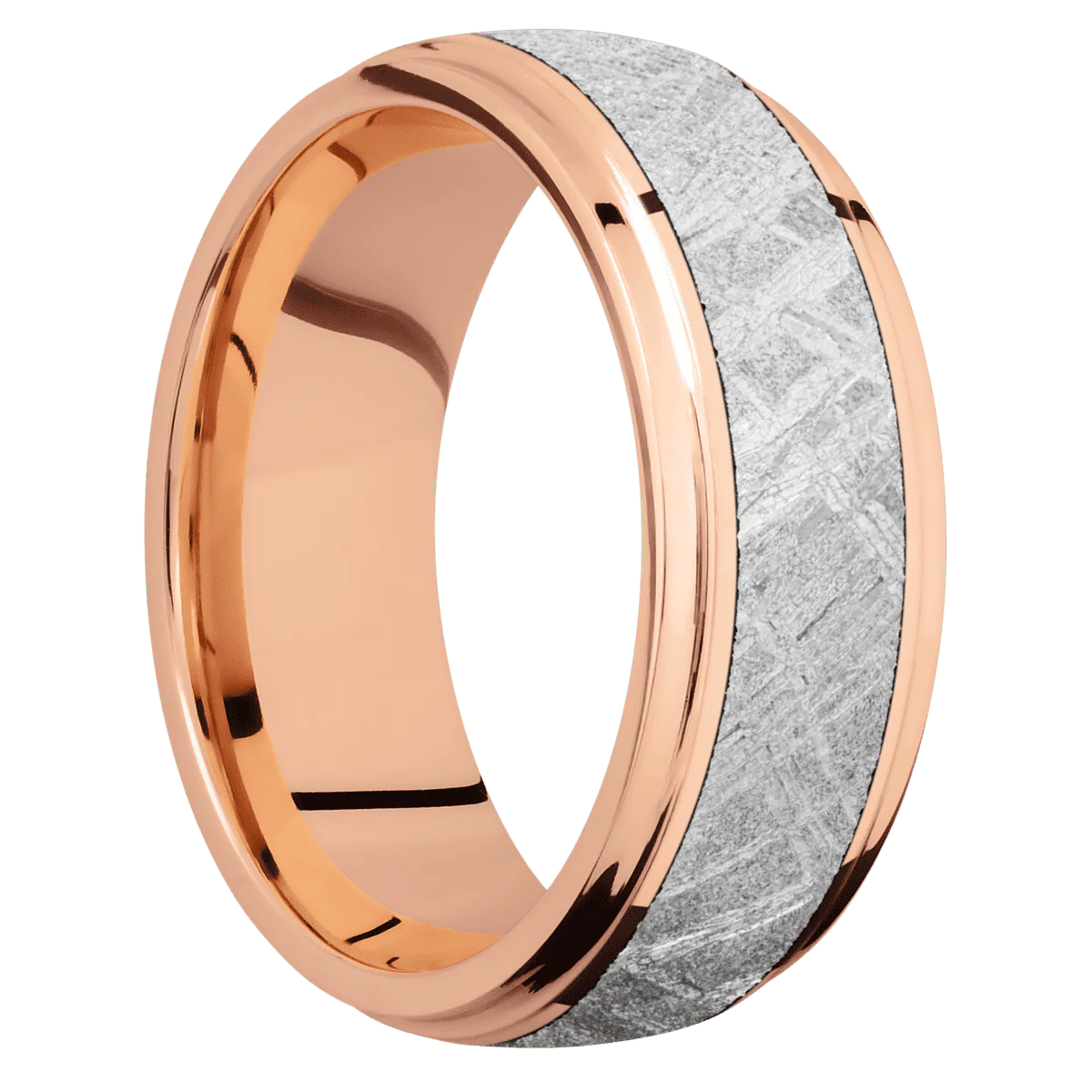 14K Rose Gold + Polish , Polish Finish