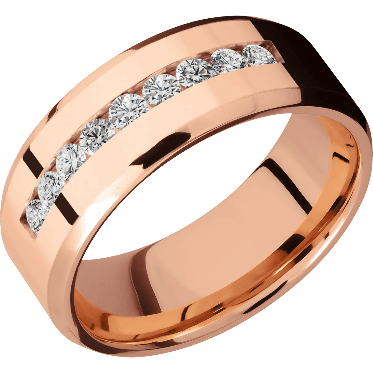 14K Rose Gold + Polish , Polish Finish - Image 2