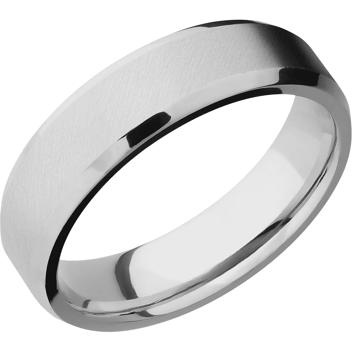 14K White Gold + Anglesatin , Polish Finish - Image 2