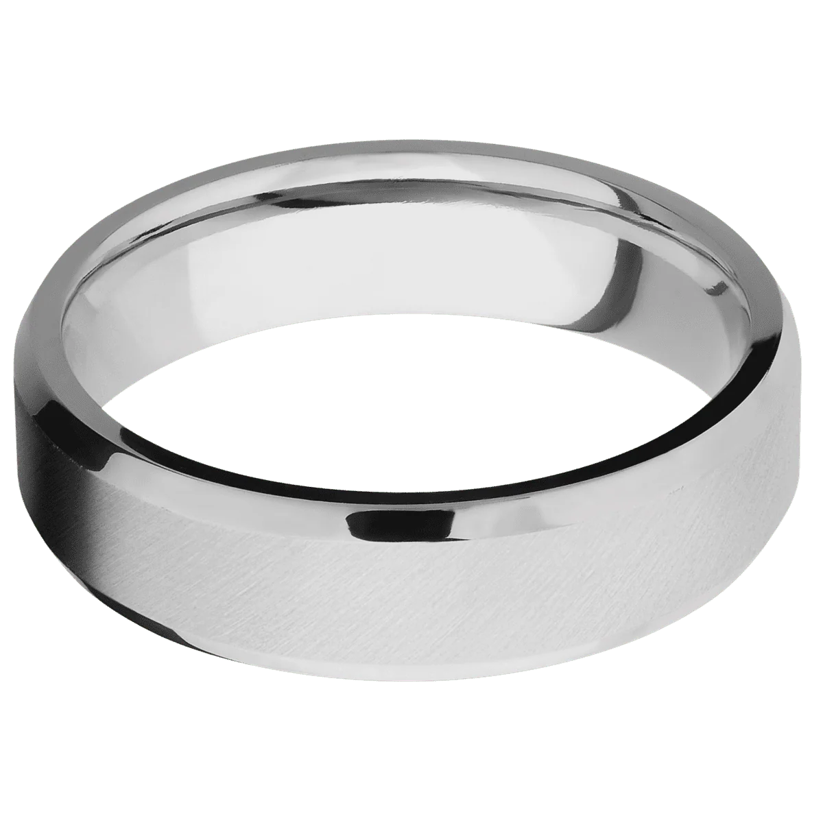 14K White Gold + Anglesatin , Polish Finish - Image 3