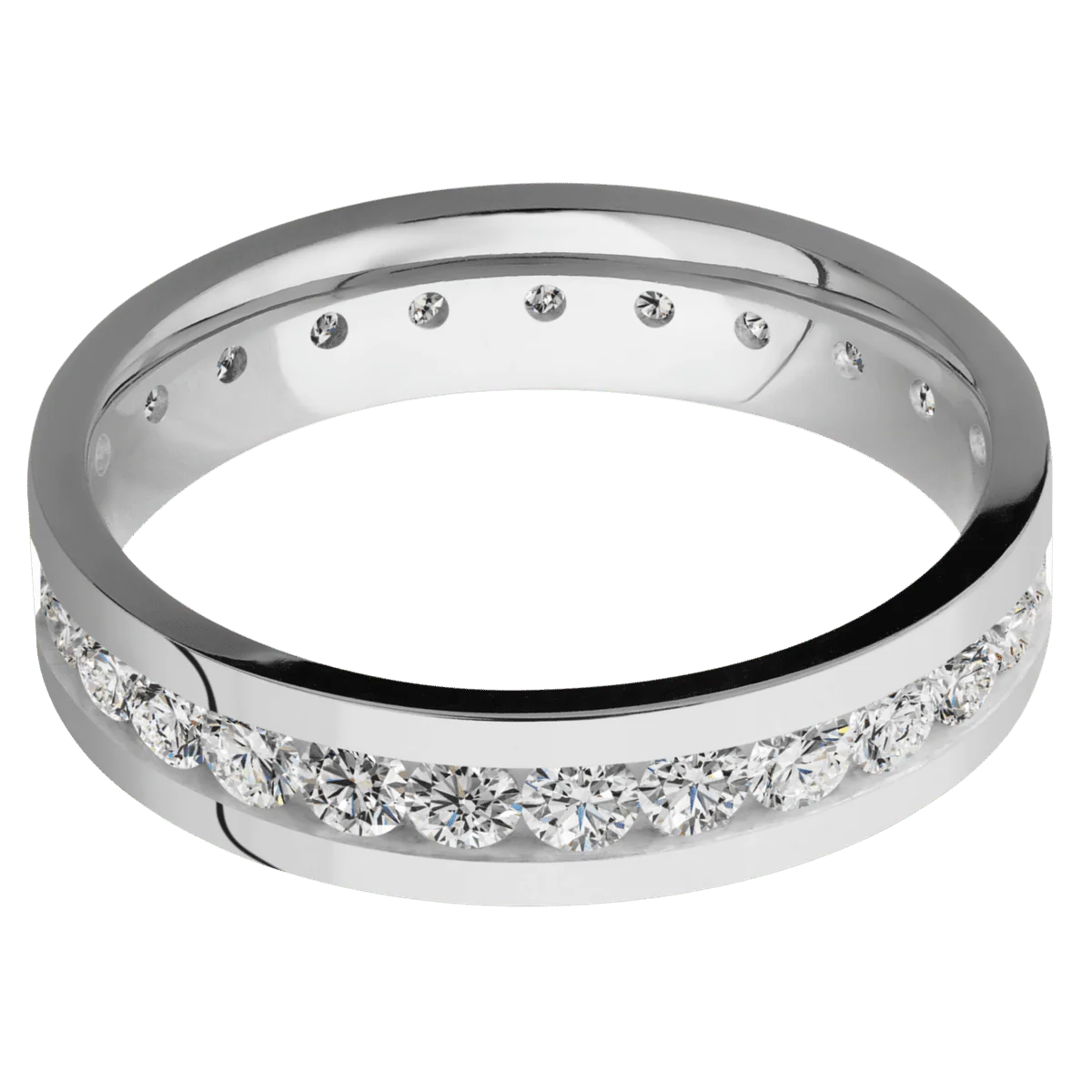 14K White Gold + Polish Finish - Image 3