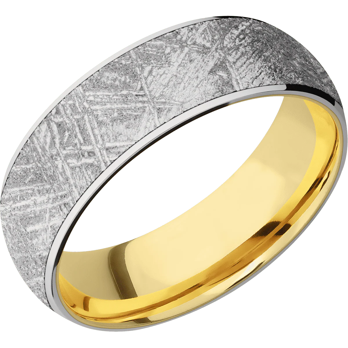 14K White Gold + Polish Finish + 10K Yellow Gold - Image 2