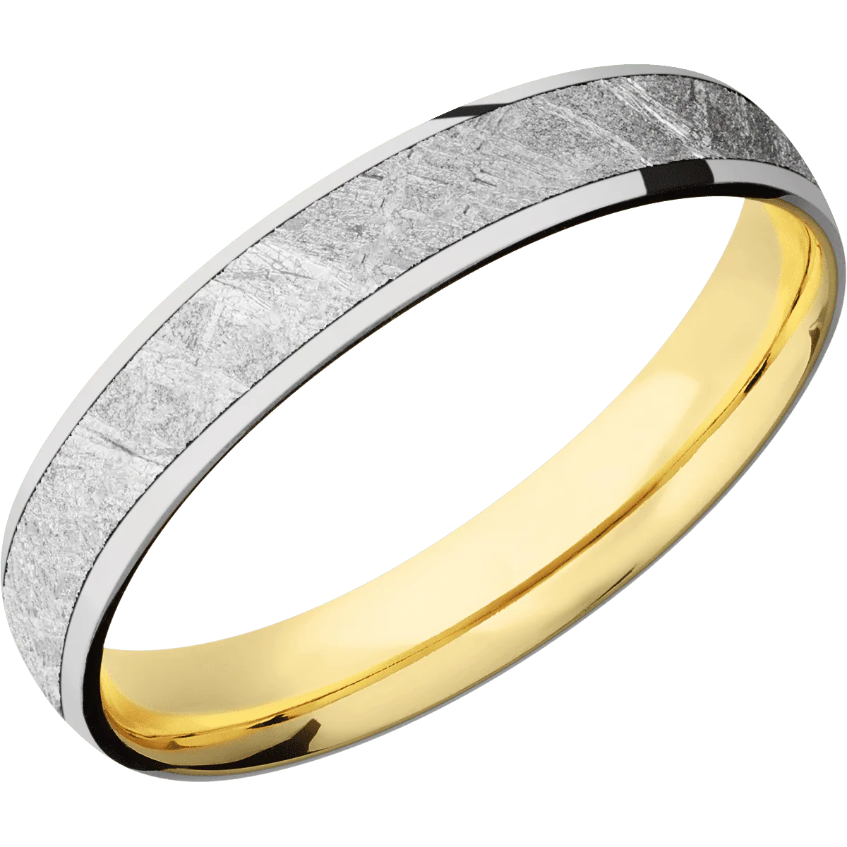 14K White Gold + Polish Finish + 10K Yellow Gold - Image 2