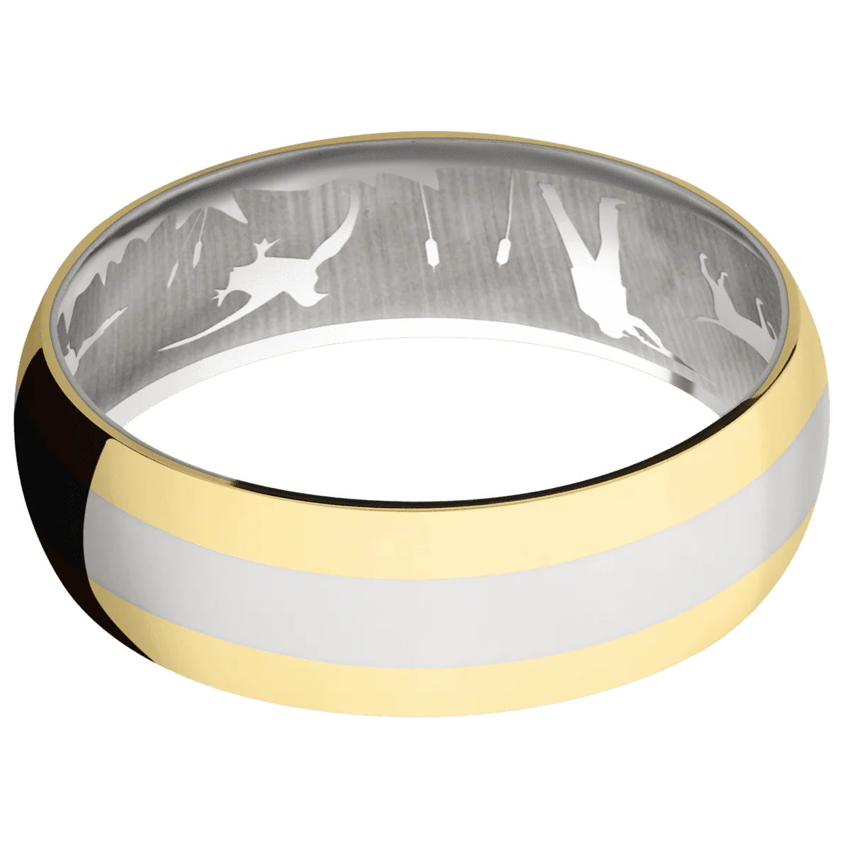 14K White Gold + Polish Finish - Image 3