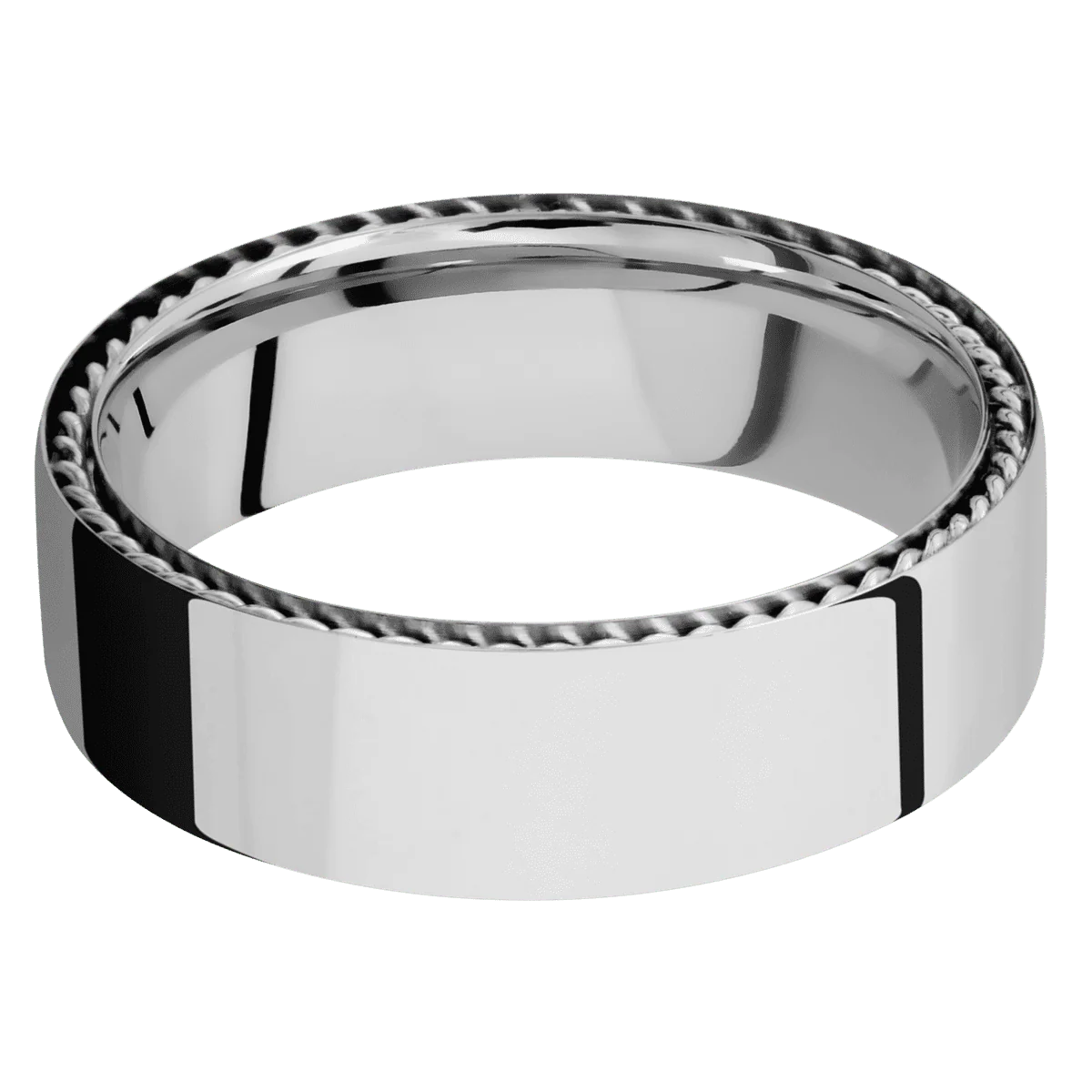 14K White Gold + Polish Finish - Image 3