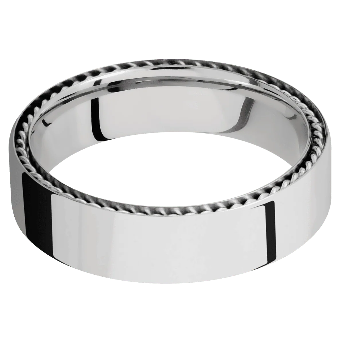 14K White Gold + Polish Finish - Image 3