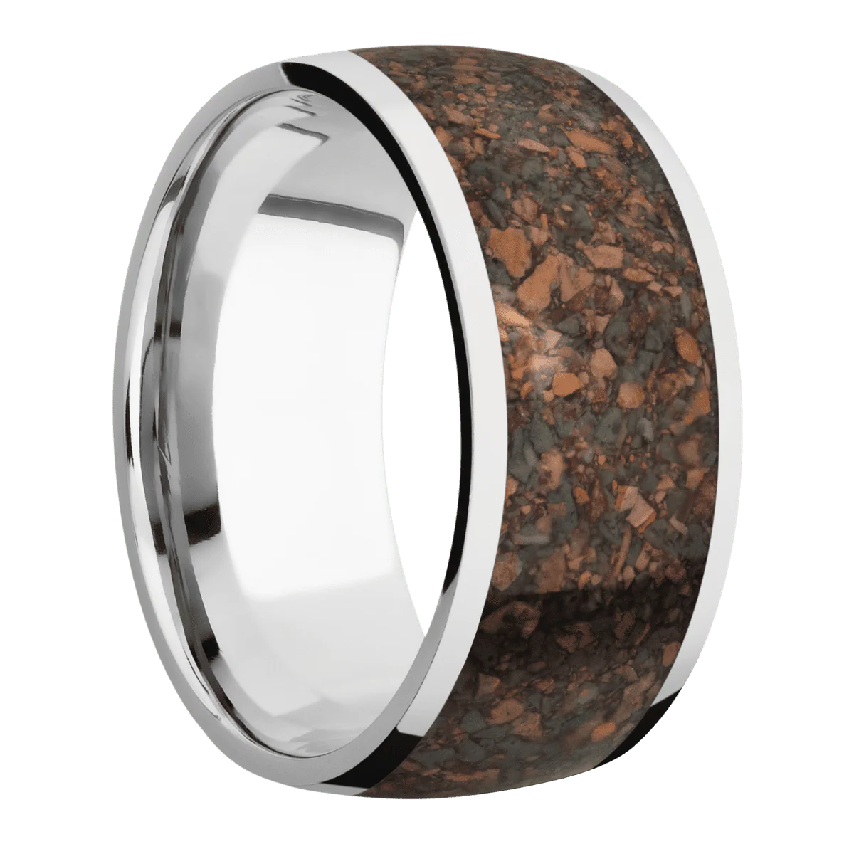 14K White Gold + Polish Finish