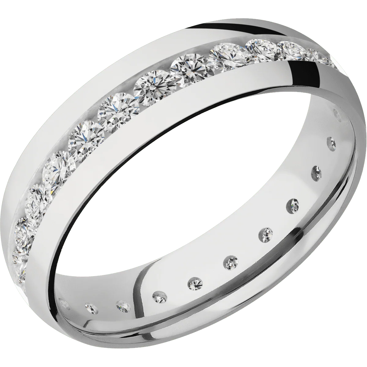 14K White Gold + Polish Finish - Image 2